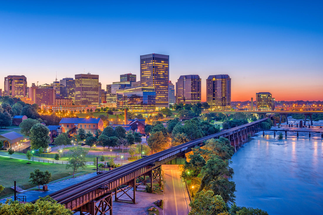 Noah Jigsaw Puzzle Richmond, Virginia, USA downtown skyline 2000 pieces