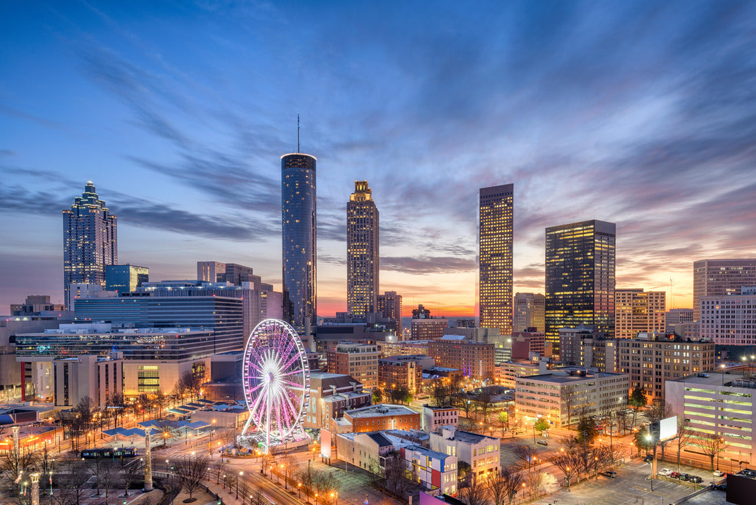 Noah Jigsaw Puzzle Atlanta, Georgia, USA downtown city skyline 2000 pieces