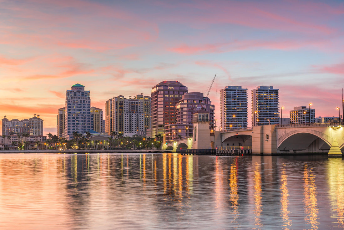 Noah Jigsaw Puzzle West Palm Beach, Florida, USA Downtown skyline 2000 pieces