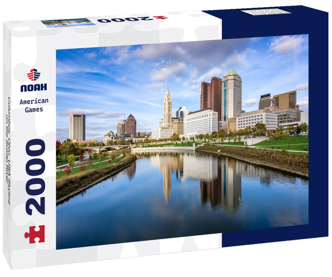 Noah Jigsaw Puzzle Columbus, Ohio, USA Skyline on the Scioto River 2000 pieces
