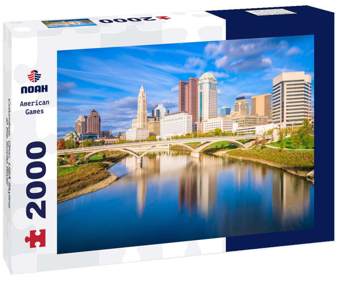 Noah Jigsaw Puzzle Columbus, Ohio, USA Skyline at the Scioto River 2000 pieces