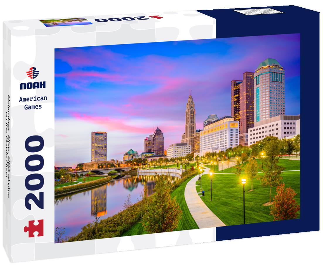 Noah Jigsaw Puzzle Columbus, Ohio, USA skyline on the Scioto River 2000 pieces