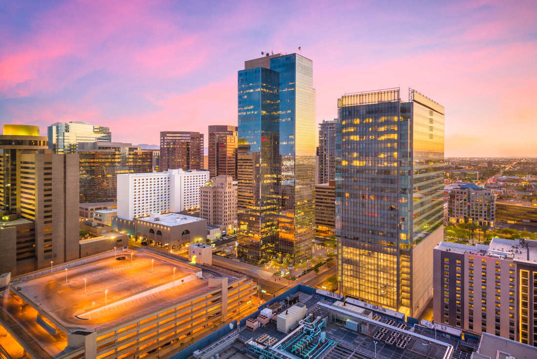 Noah Jigsaw Puzzle Phoenix, Arizona, USA Downtown cityscape at sunset 2000 pieces