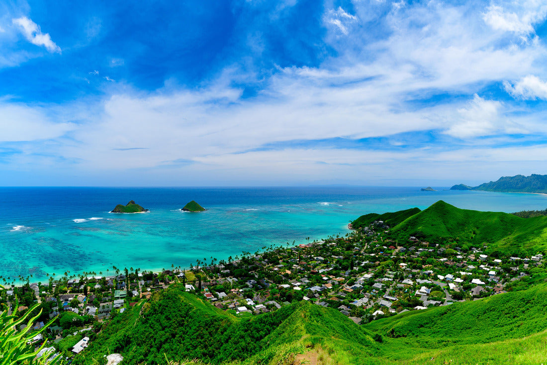 Noah Jigsaw Puzzle Lanikai Beach as seen from above in Kailua, Oahu, Hawaii 2000 pieces