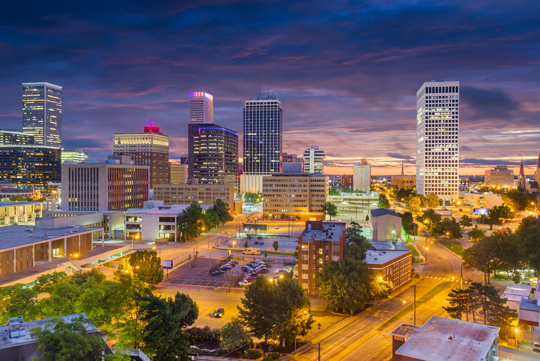 Noah Jigsaw Puzzle Roanoke, Virginia, USA downtown skyline from above at dusk 2000 pieces