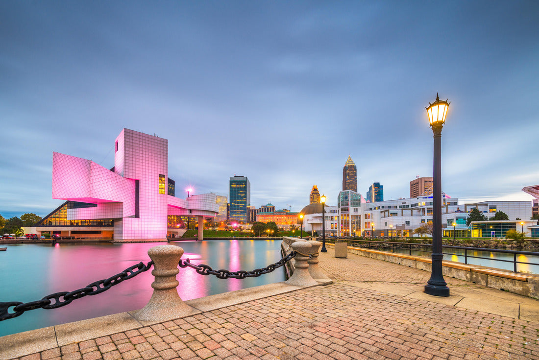 Noah Jigsaw Puzzle Detroit, Michigan, USA downtown skyline from above at dusk 2000 pieces