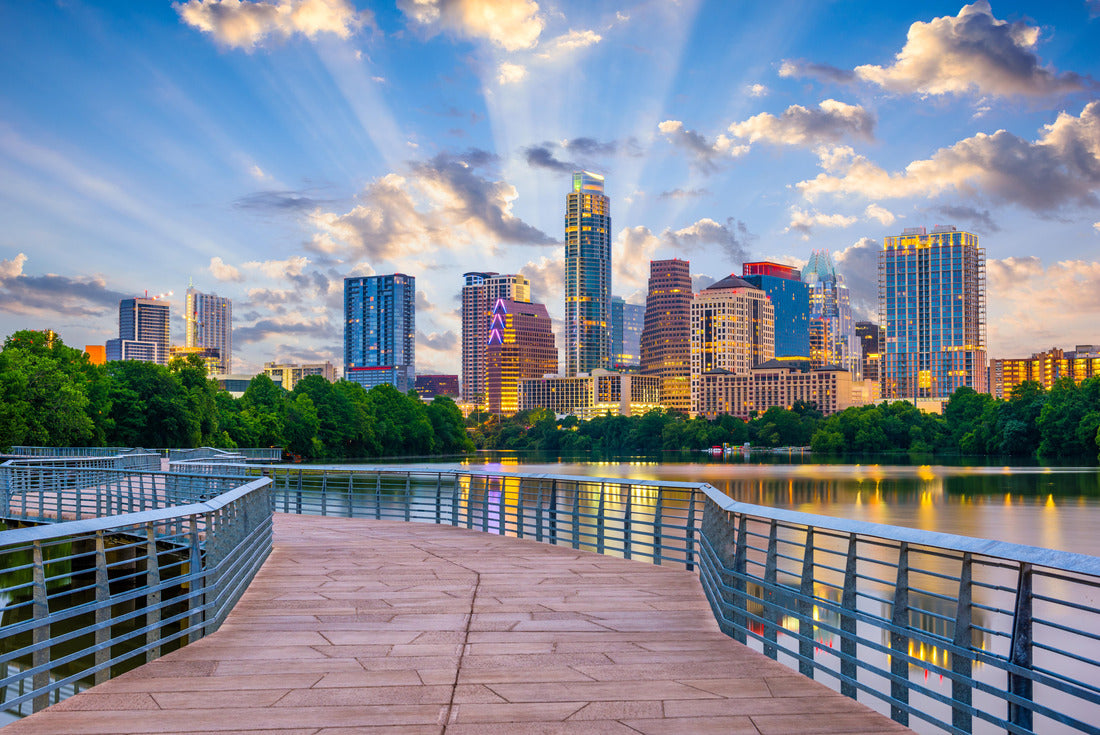 Noah Jigsaw Puzzle Austin, Texas, USA Downtown skyline over the Colorado River 2000 pieces