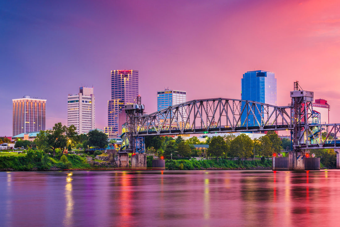 Noah Jigsaw Puzzle Little Rock, Arkansas, USA skyline on the river at twilight 2000 pieces