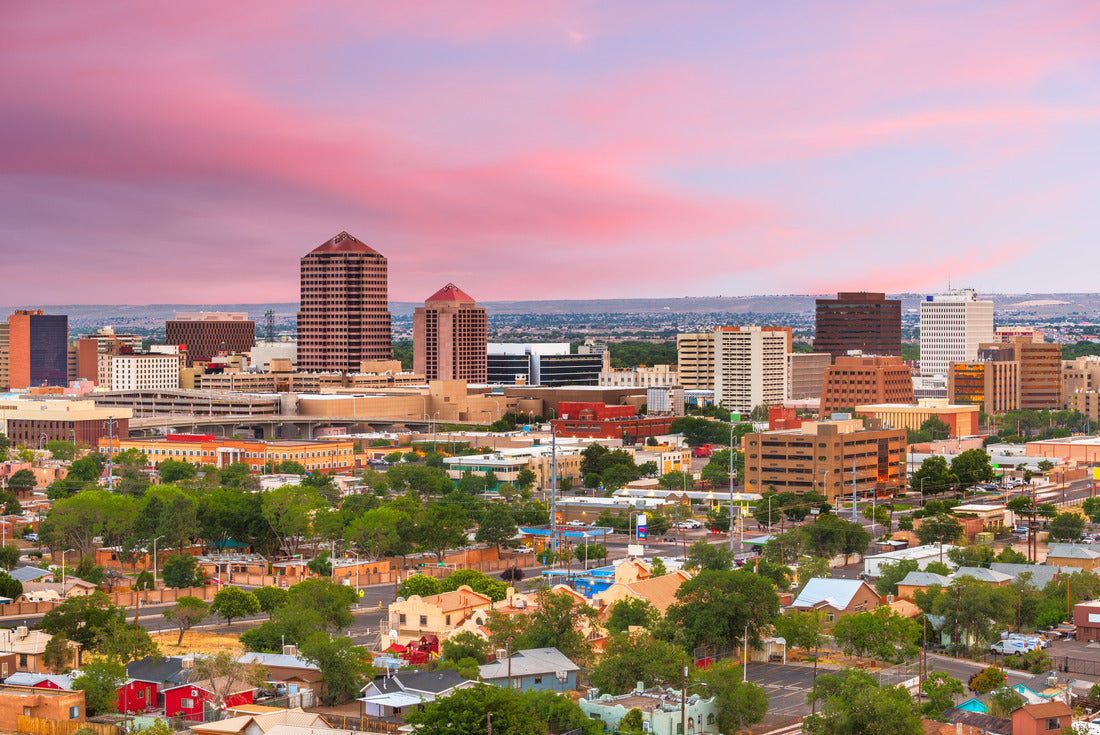 Noah Jigsaw Puzzle Albuquerque, New Mexico, USA downtown cityscape at twilight 2000 pieces