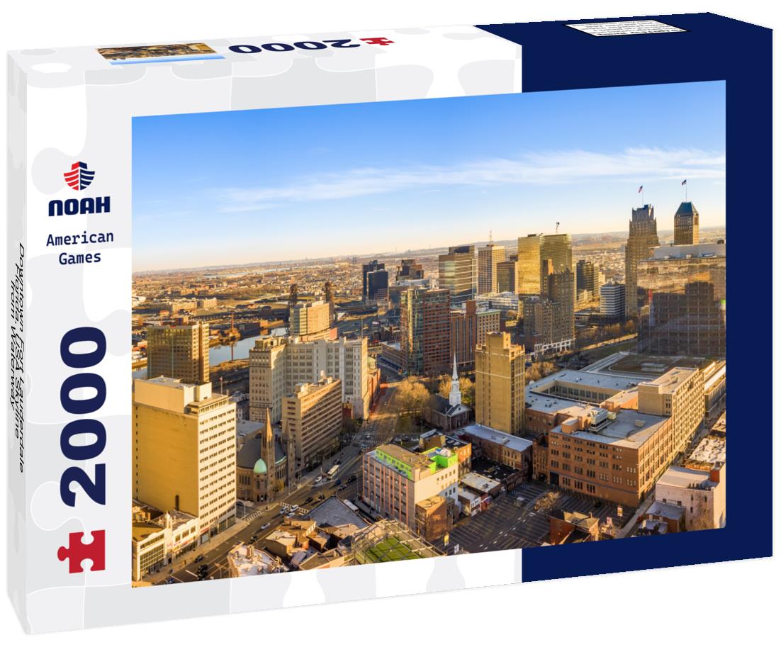 Downtown Fort Lauderdale, Florida, USA Skyline from Waterway 2000pc Puzzle