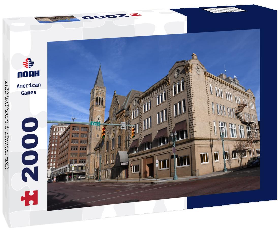 Ohio Church in Canton with Blue Sky During summer Day 2000pc Puzzle