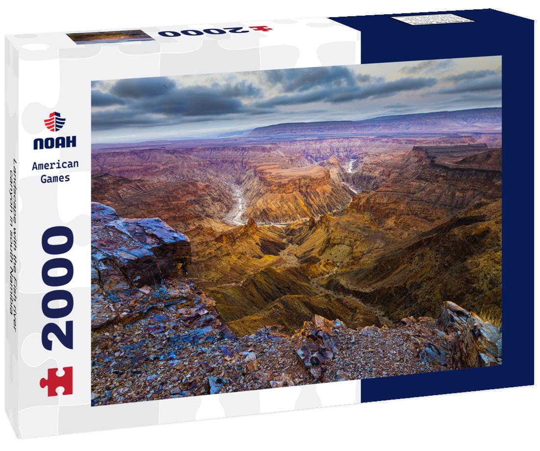 Landscape with the Fish river canyon in south Namibia 2000pc Puzzle