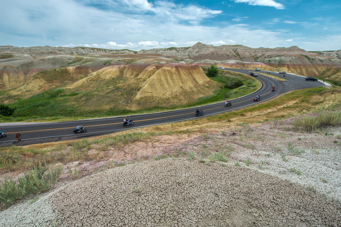 Badlands National Park, road to Sturgis, South Dakota 2000pc Puzzle