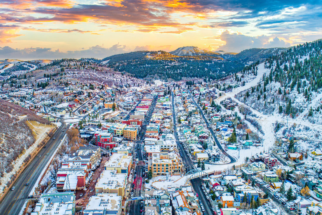 Downtown Park City, Utah, USA Skyline Aerial 2000pc Puzzle