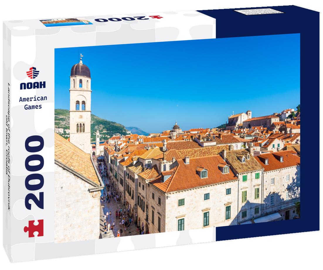 Landscape of the roofs of Dubrovnik old town, Croatia 2000pc Puzzle