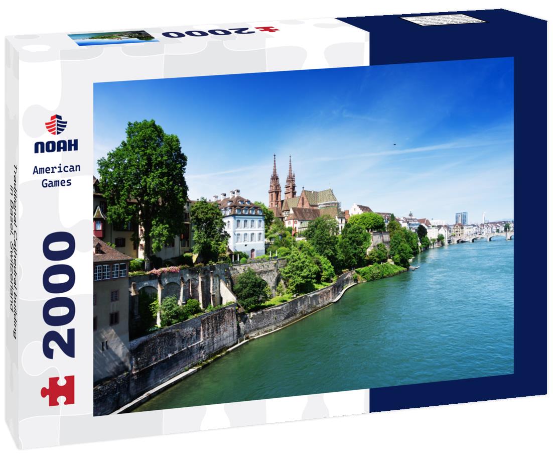 Traditional Cathedral building in Basel, Switzerland 2000pc Puzzle