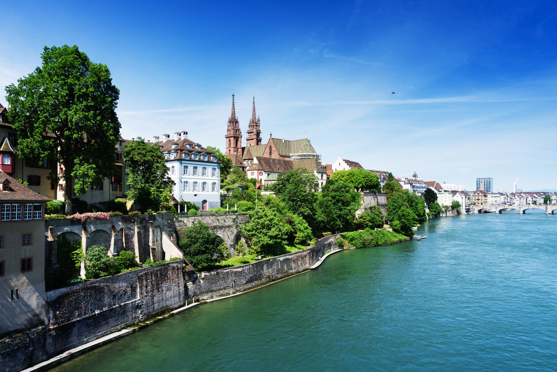 Traditional Cathedral building in Basel, Switzerland 2000pc Puzzle
