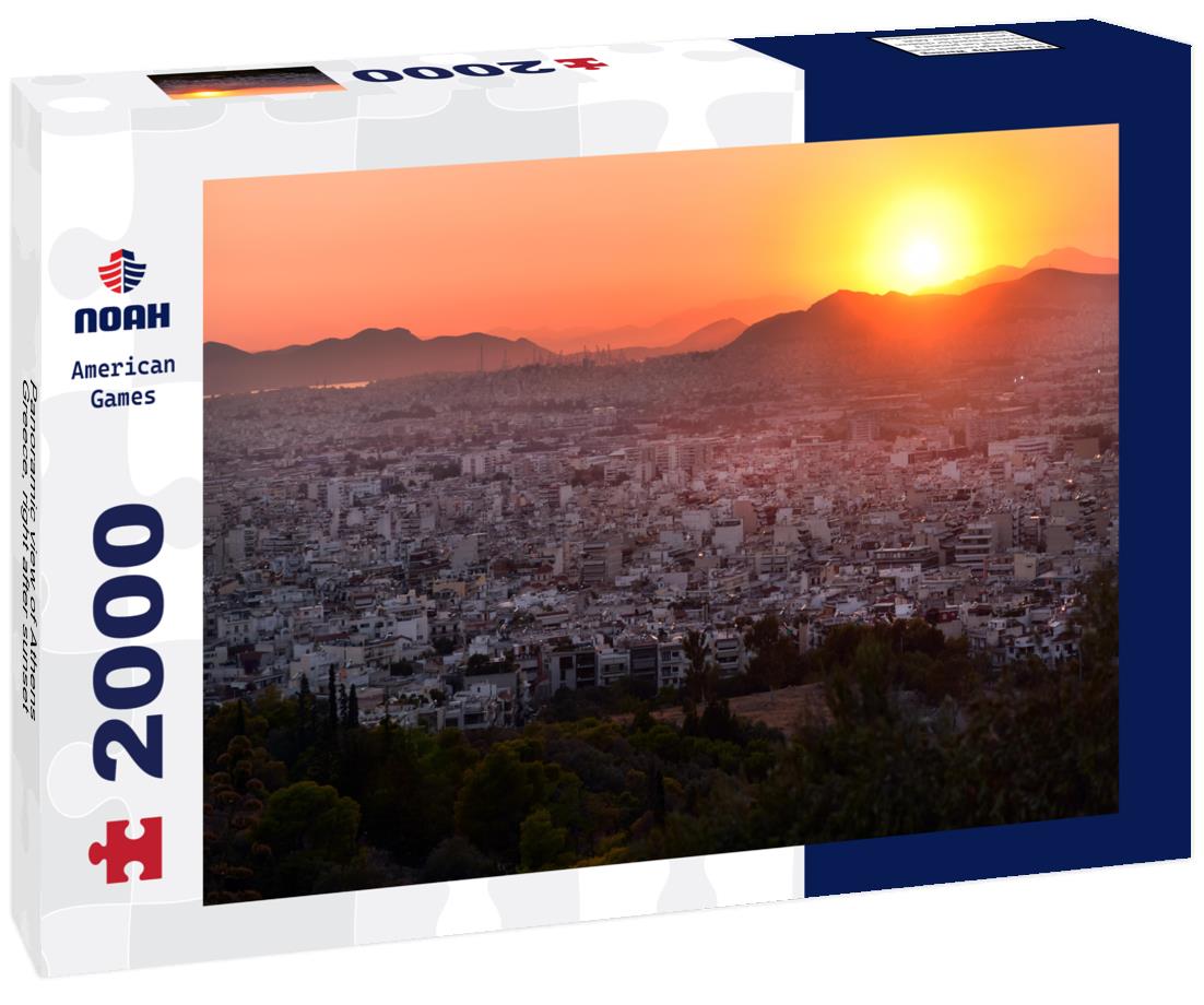 Athens, Greece, right after sunset 2000pc Puzzle