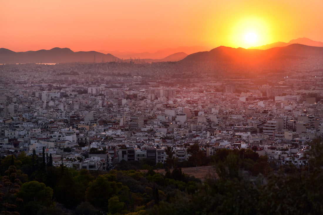Athens, Greece, right after sunset 2000pc Puzzle
