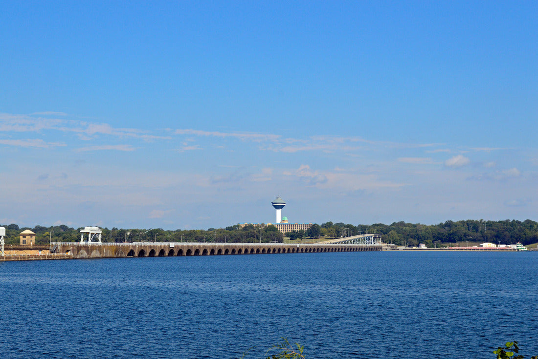 landscape photo of Wilson Dam near Florence, Alabama 2000pc Puzzle