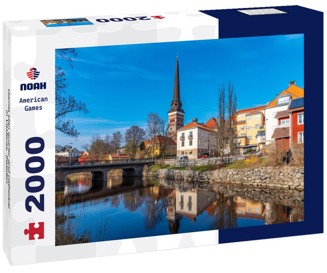 Gamla stan quarter and cathedral in Vasteras, Sweden 2000pc Puzzle