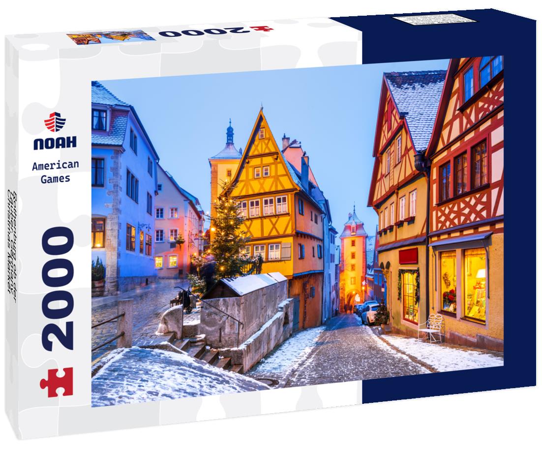 Rothenburg ob der Tauber, Germany - Christmas Market 2000pc Puzzle