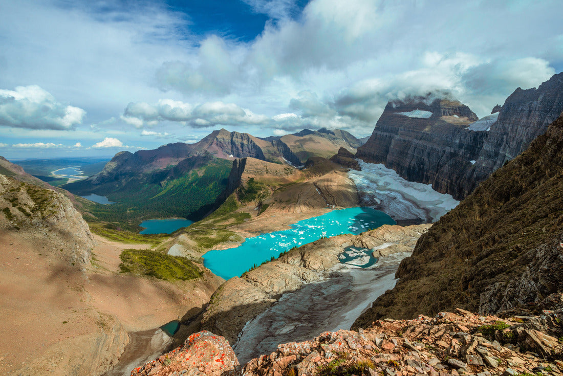Noah Jigsaw Puzzle lake in the mountains, Glacier National Park Montana 2000 pieces