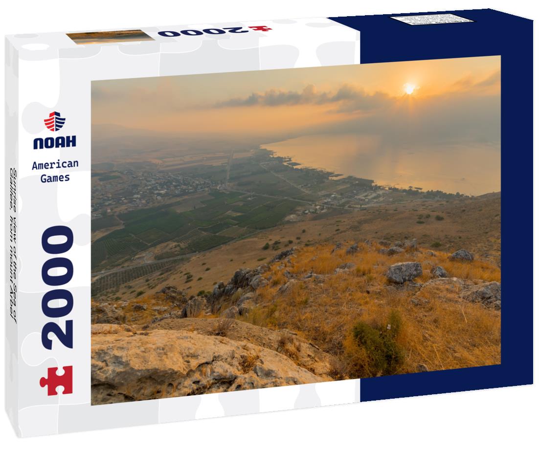 Sunrise view of the Sea of Galilee, from mount Arbel 2000pc Puzzle