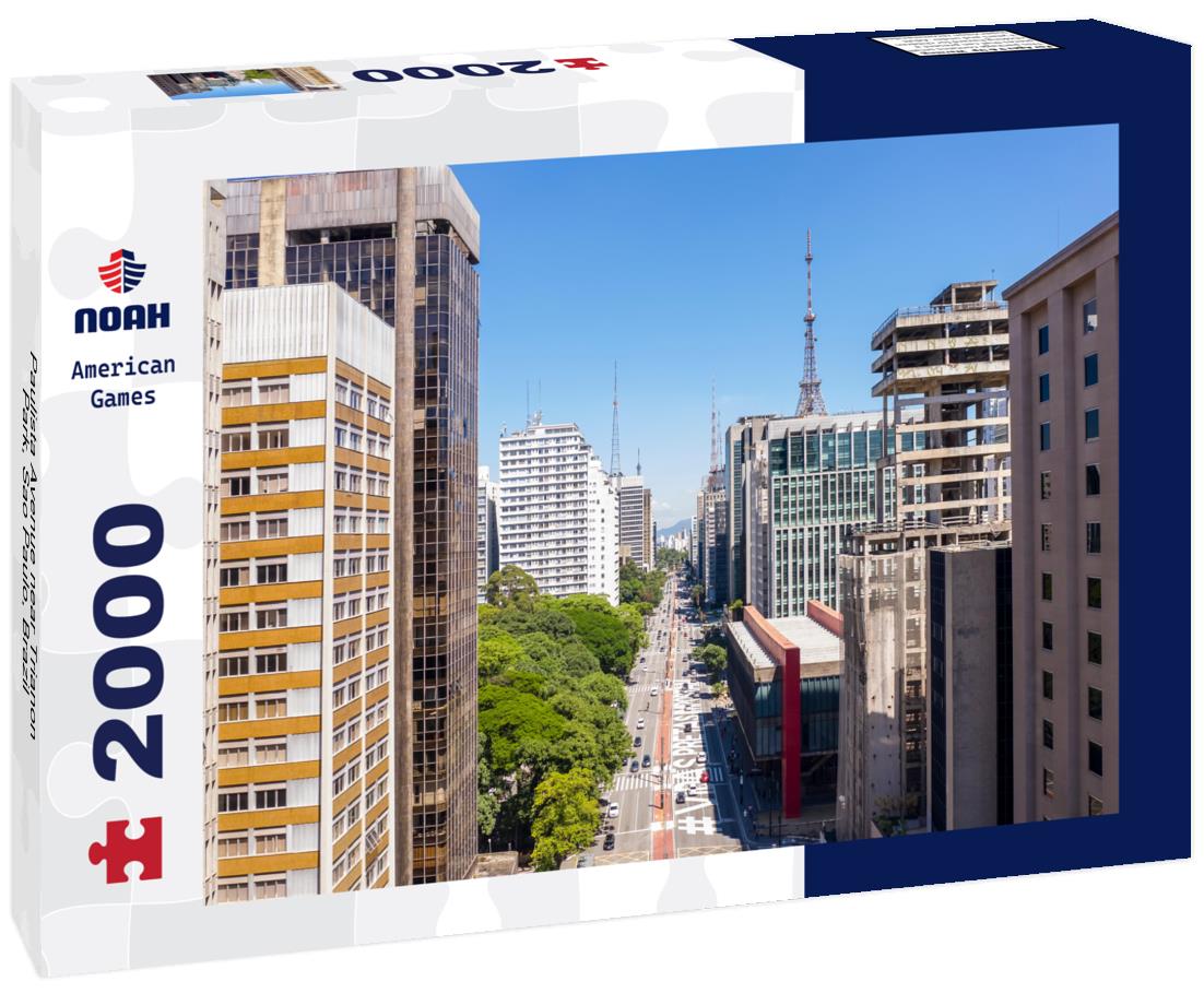 Paulista Avenue near Trianon Park, Sao Paulo, Brazil 2000pc Puzzle