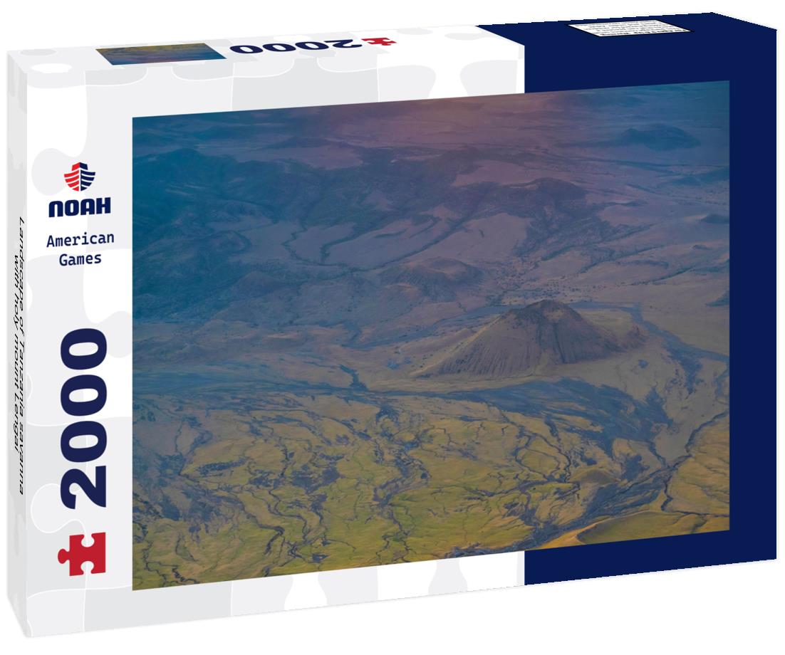 Landscape of Tanzania savanna with holy mount Lengai 2000pc Puzzle
