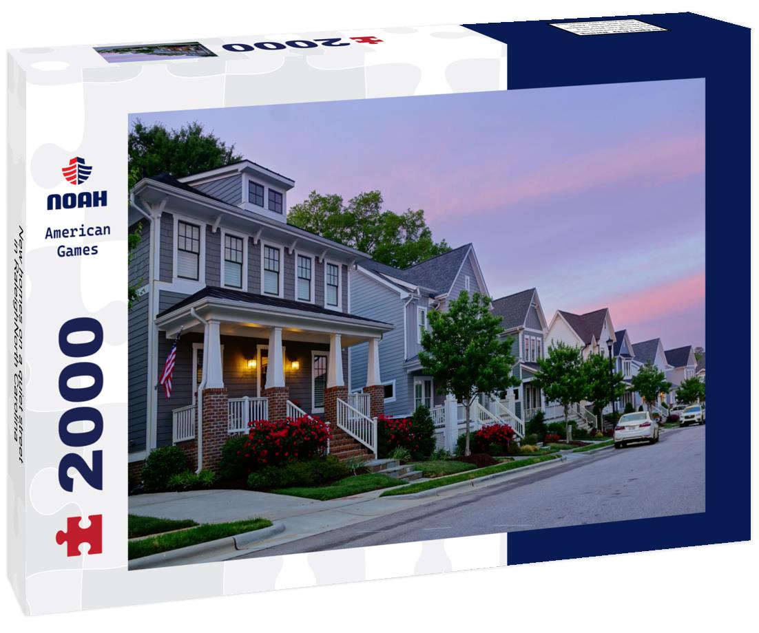 New homes on a quiet street in RaleighNorth Carolina 2000pc Puzzle