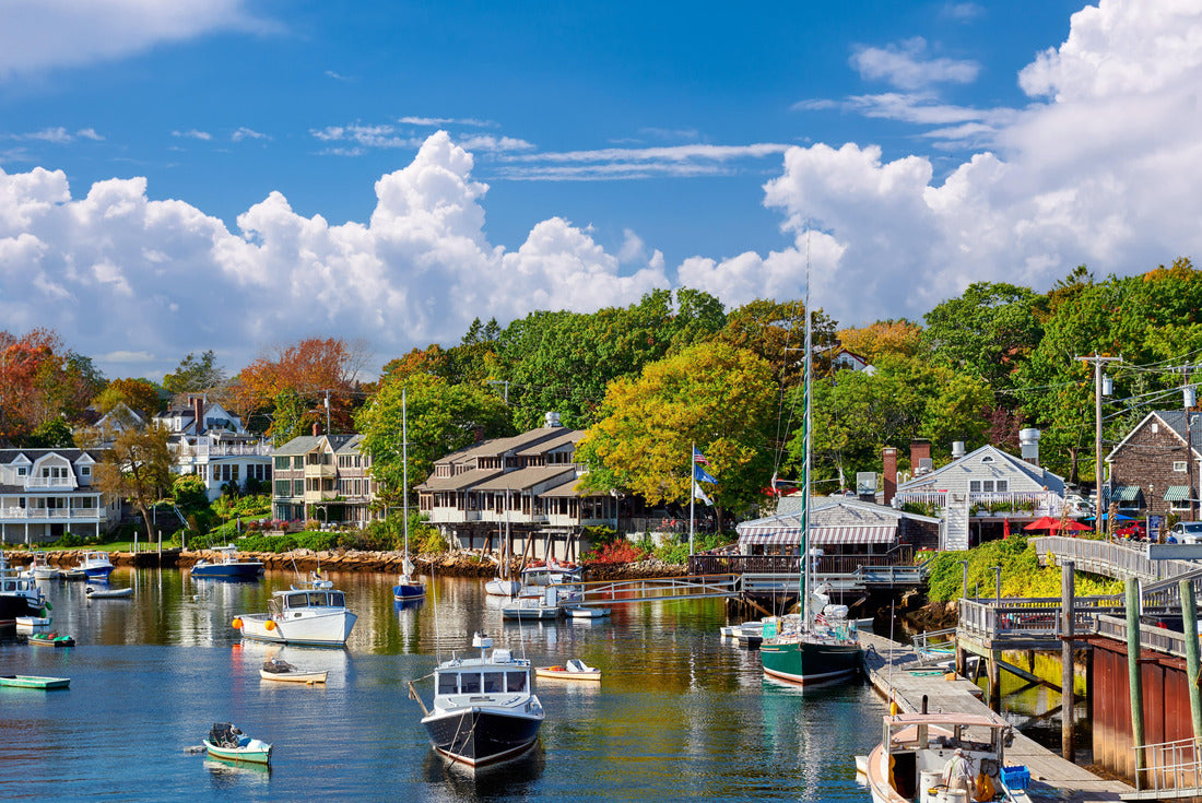 Fishing boats docked in Perkins Cove, Ogunquit Maine 2000pc Puzzle