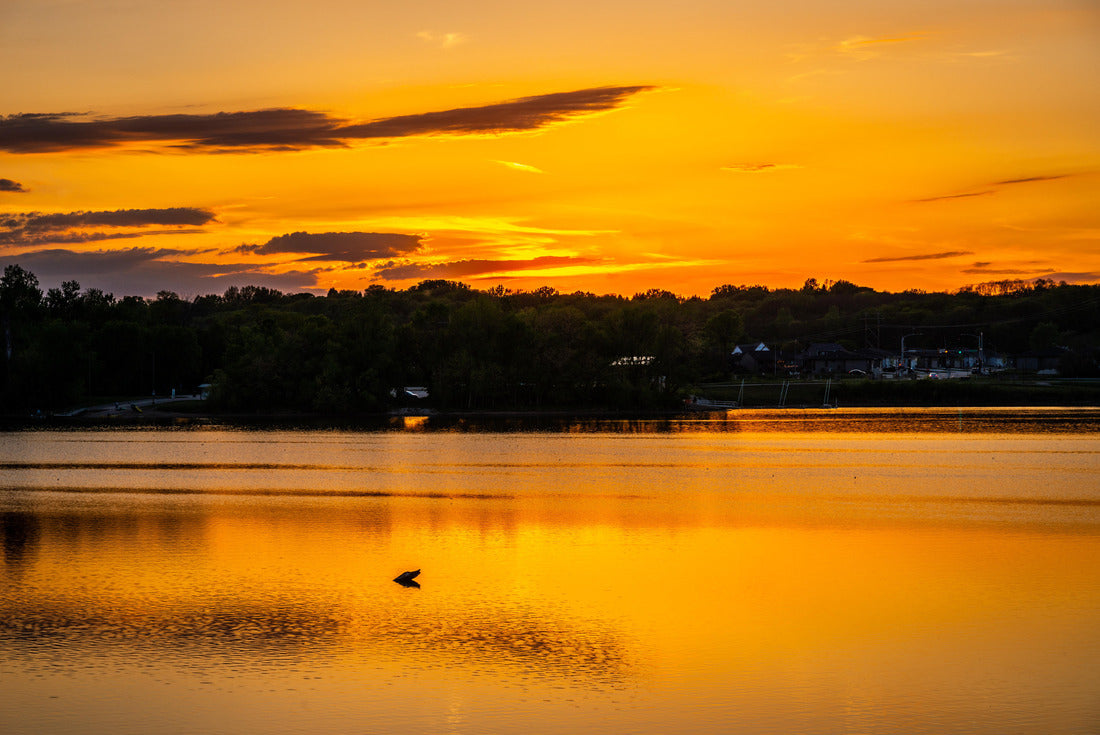 Noah Jigsaw Puzzle Iowa West Des Moines Raccoon River State Park Sunset 2000 pieces