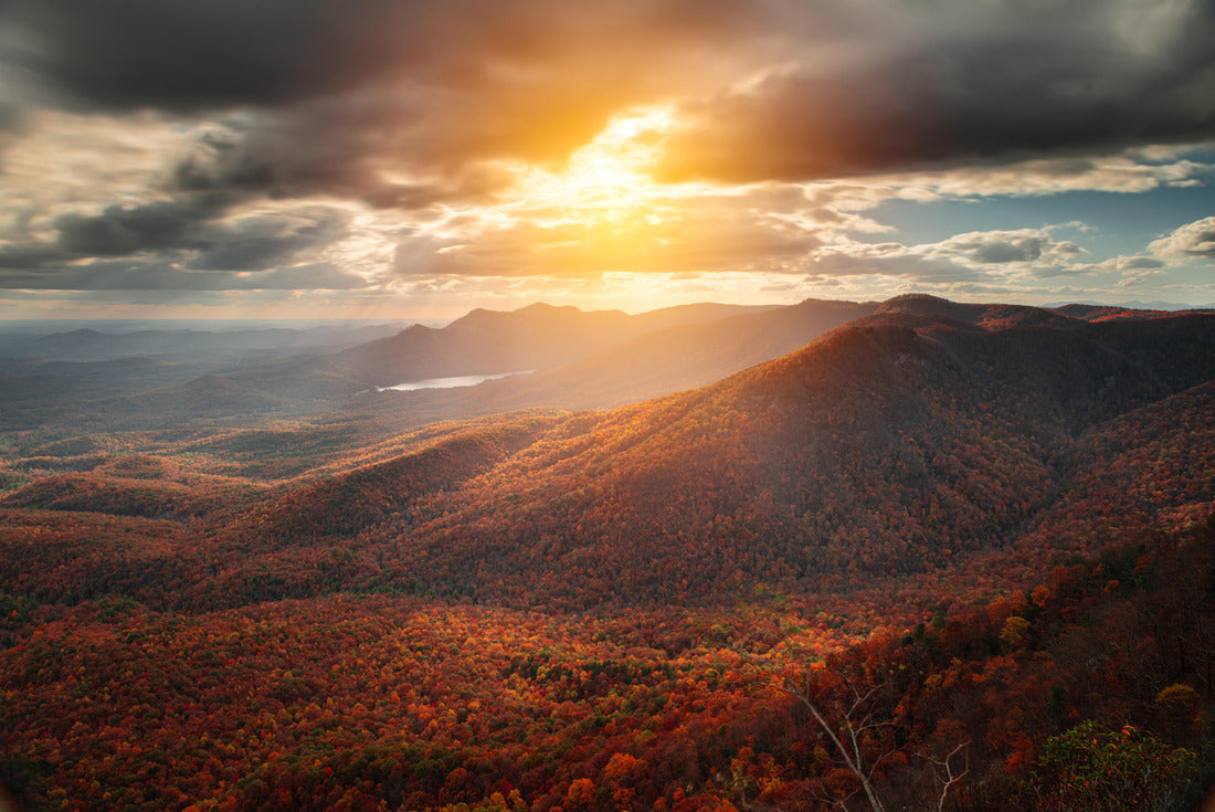 Table Rock State Park, South Carolina, USA in Autumn 2000pc Puzzle
