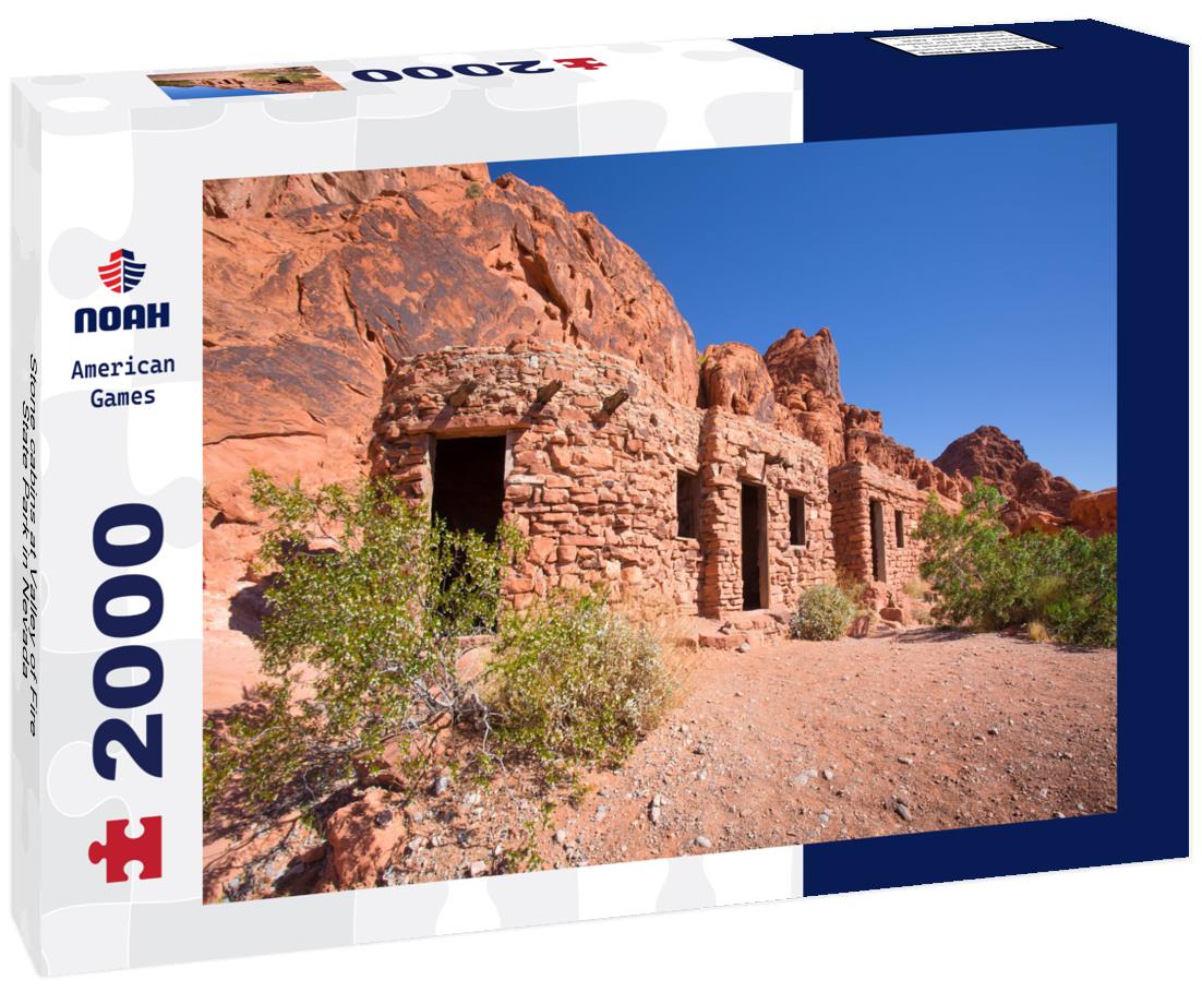 Stone cabins at Valley of Fire State Park in Nevada 2000pc Puzzle