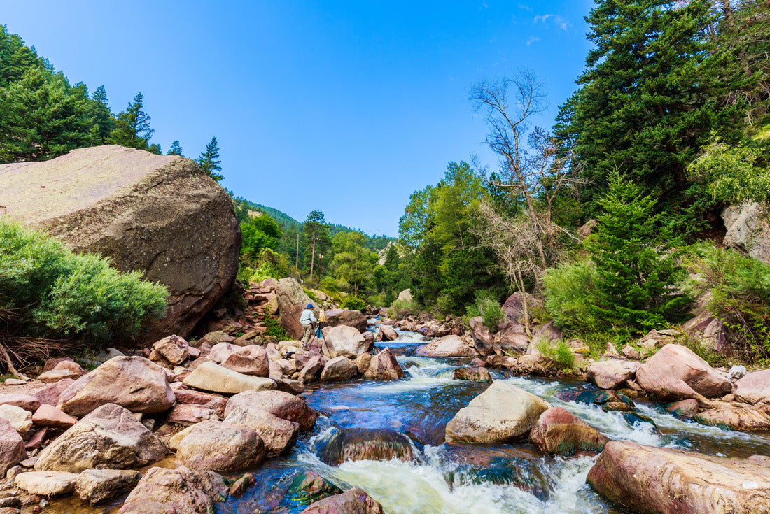 Noah Jigsaw Puzzle Mountain river stream at Eldorado Canyon State Park 2000 pieces