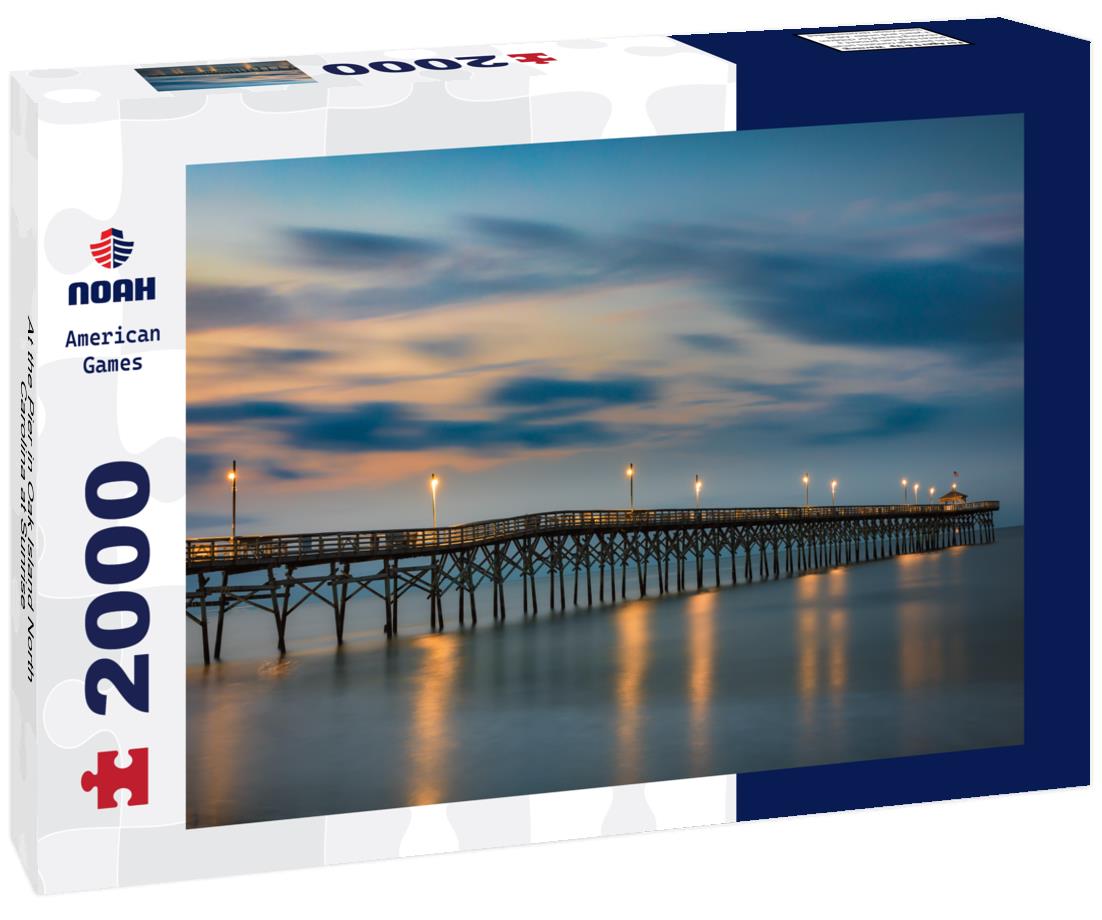 At the Pier in Oak Island North Carolina at Sunrise 2000pc Puzzle