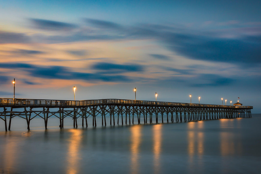 At the Pier in Oak Island North Carolina at Sunrise 2000pc Puzzle