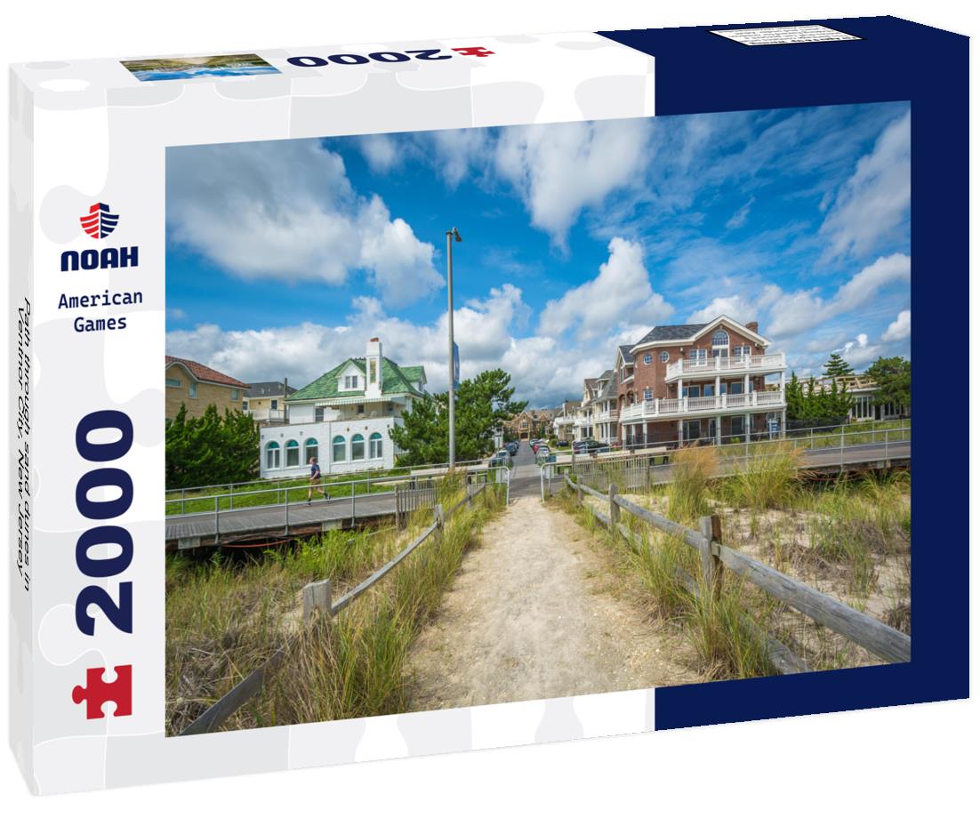 Path through sand dunes in Ventnor City, New Jersey 2000pc Puzzle