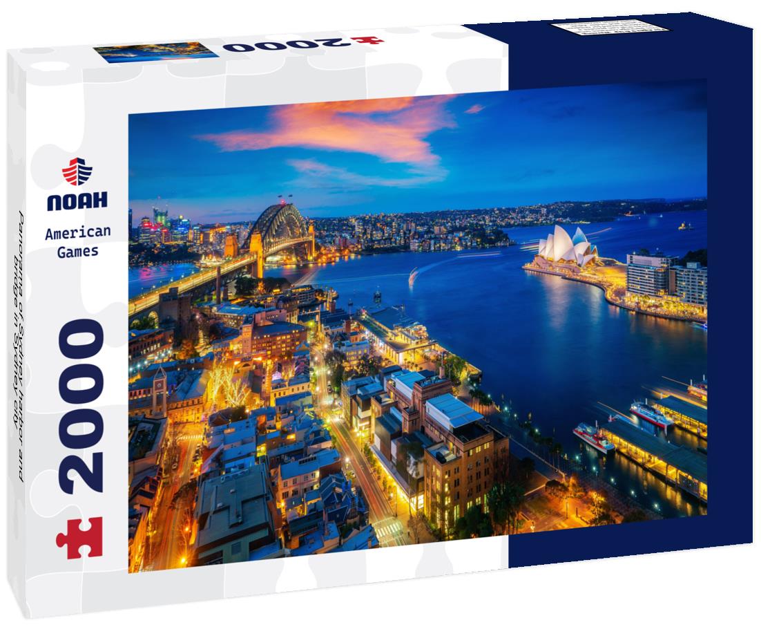 Sydney harbor and bridge in Sydney city 2000pc Puzzle