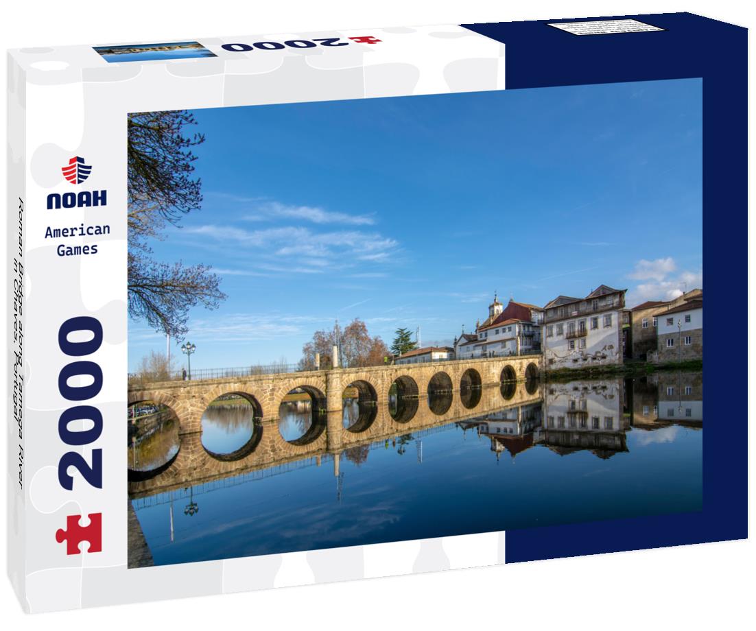 Roman Bridge along Tamega River in Chaves, Portugal 2000pc Puzzle