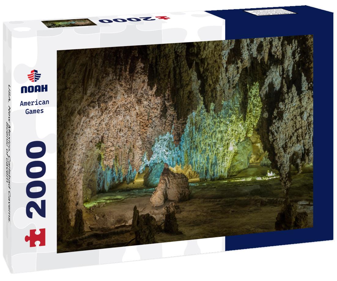 USA, New Mexico, Carlsbad Caverns. Scenic of cavern 2000pc Puzzle