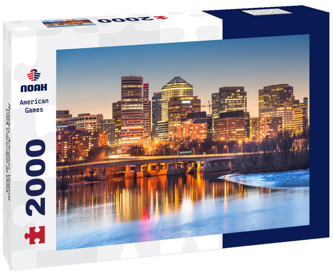 Rosslyn, Arlington, Virginia, USA Cityscape at Dusk 2000pc Puzzle