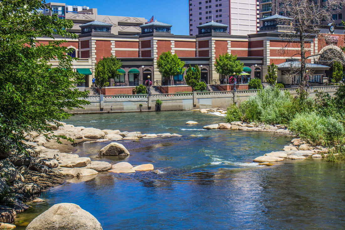 Noah Jigsaw Puzzle Flowing Truckee River By River Walk In Reno, Nevada 2000 pieces