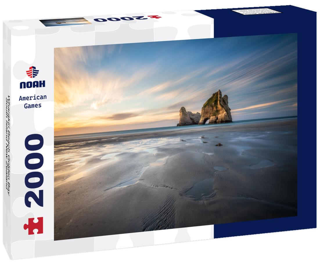 Wharakiri Beach Golden Bay South Island New Zealand 2000pc Puzzle