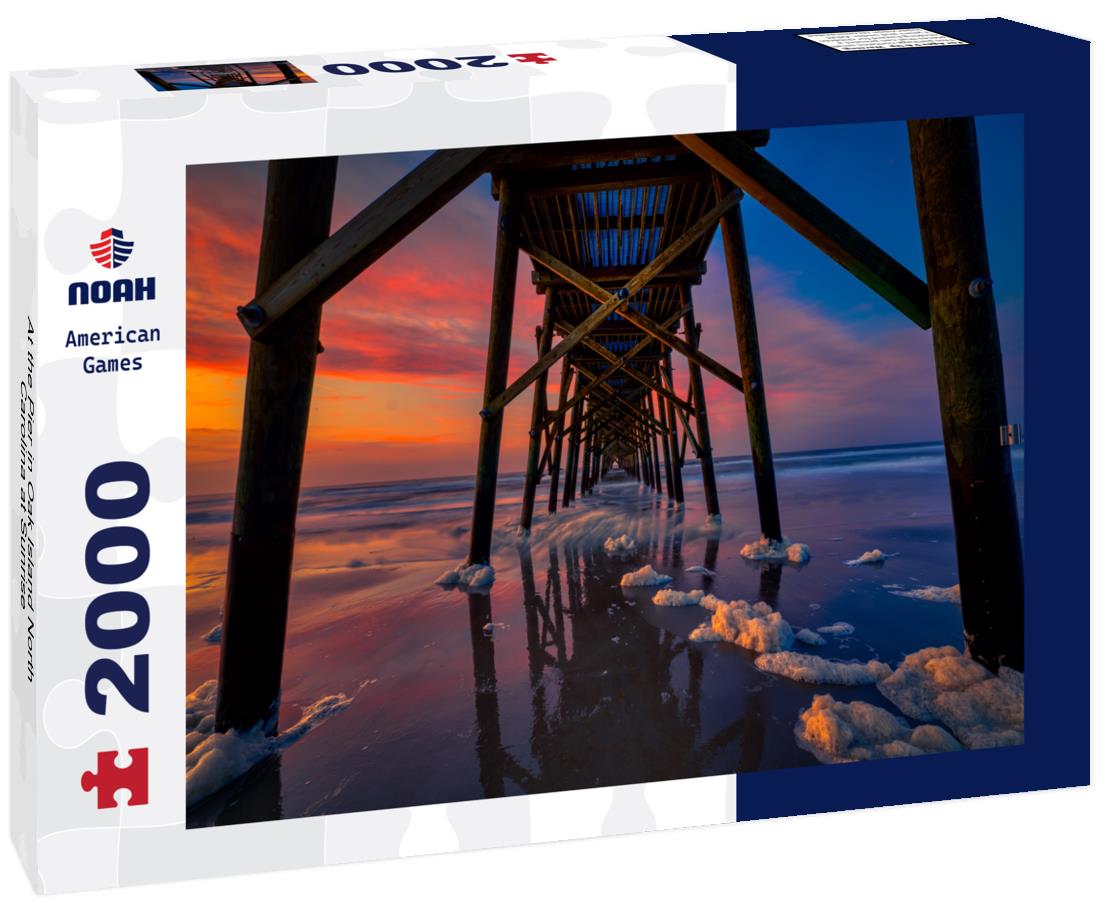At the Pier in Oak Island North Carolina at Sunrise 2000pc Puzzle