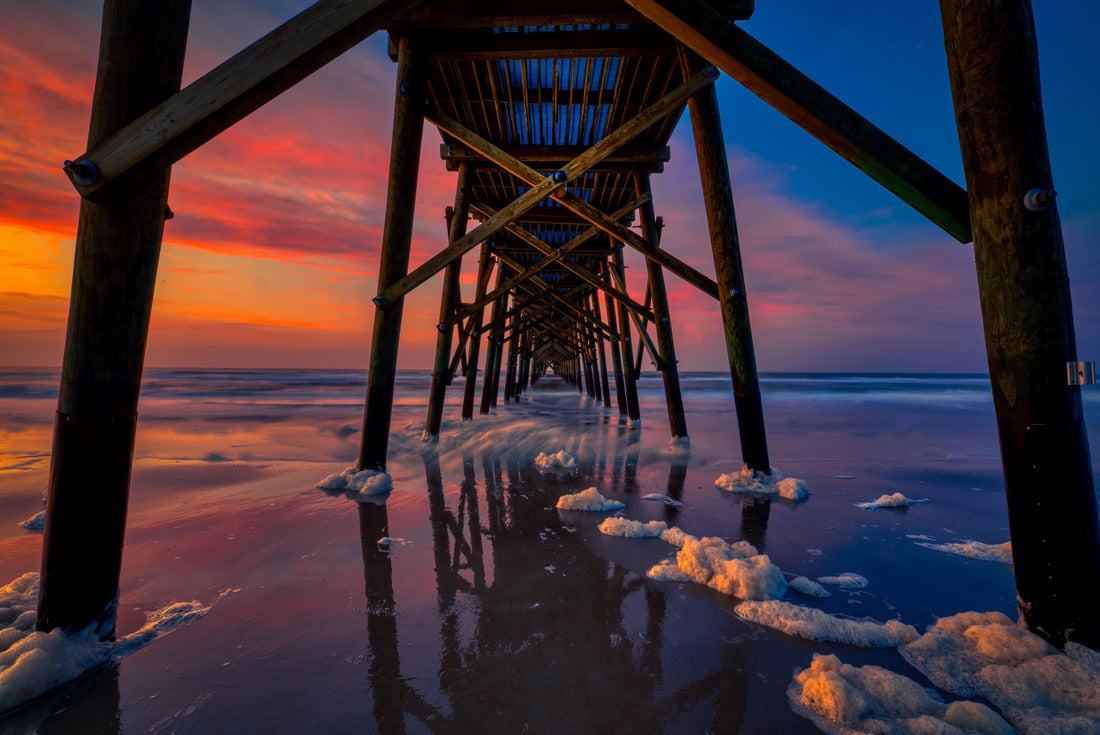 At the Pier in Oak Island North Carolina at Sunrise 2000pc Puzzle