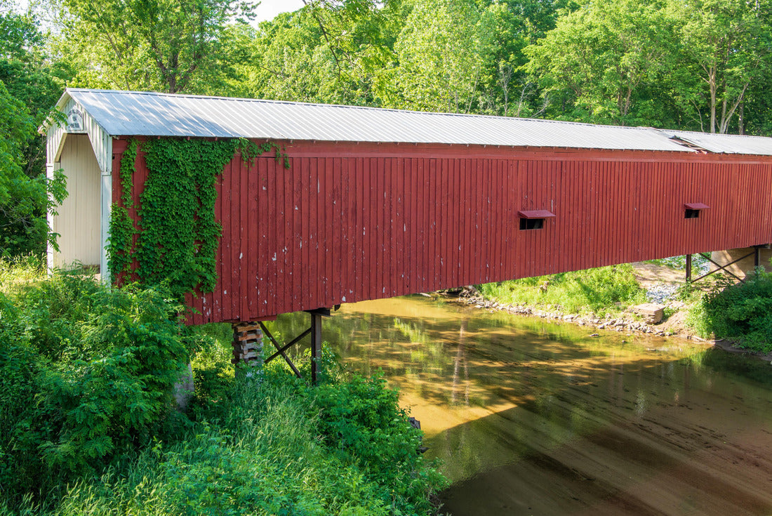 Noah Jigsaw Puzzle Cades Mill Covered Bridge, Fountain County, Indiana 2000 pieces