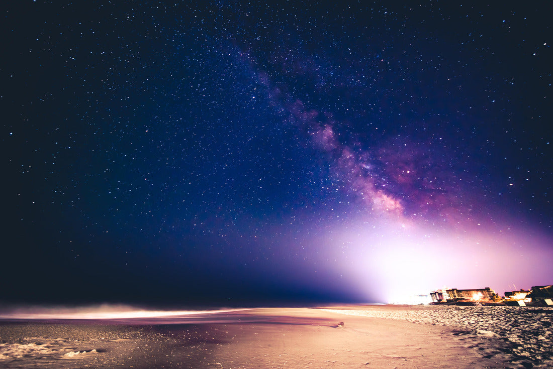 Noah Jigsaw Puzzle Bethany Beach Delaware at night with the Milky Way 2000 pieces