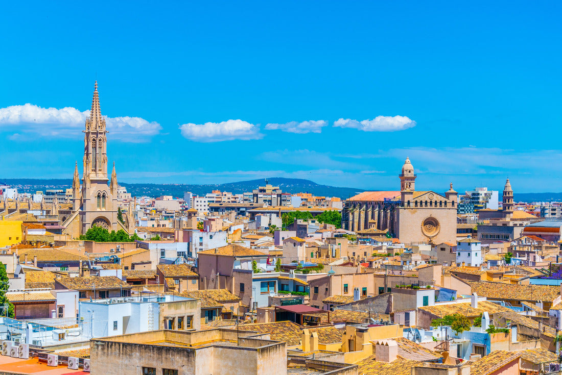 Palma de Mallorca with Santa Eulalia church, Spain 2000pc Puzzle